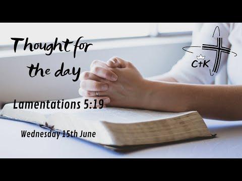 The greatest ruler | Lamentations 5:19 | Clare Baker | 15th June 2022