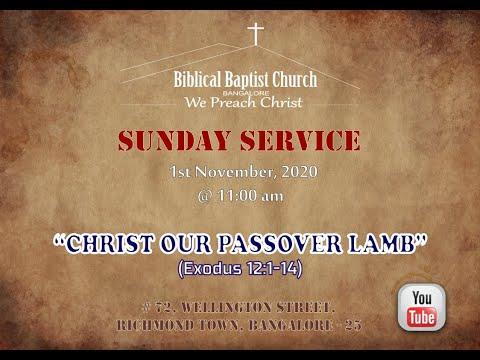 ''CHRIST OUR PASSOVER LAMB''  (Exodus‬ ‭12:1-14) (1 Corinthians 5:7-8)