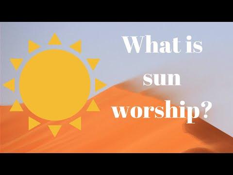 What  is sunrise worship? - Ezekiel 8:16