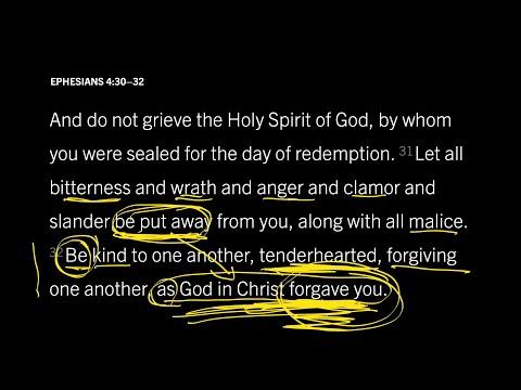How Do the Easily Angered Become Tender? Ephesians 4:30–32, Part 4
