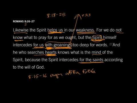 The Spirit Helps Us in Our Weakness: Romans 8:26–27