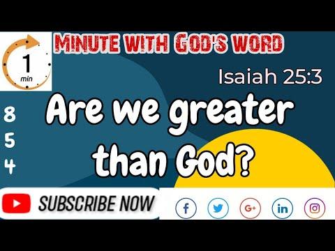 Are we greater than Go?(Subtitles: English)@L. Kumzuk Walling|Isaiah 25:3#854