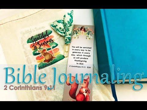 Bible Journaling - 2 Corinthians 9:11