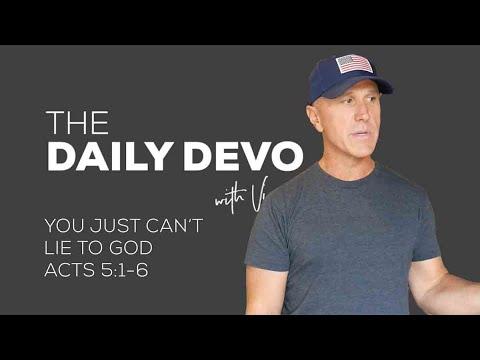 You Just Can't Lie To God | Devotional | Acts 5:1-5