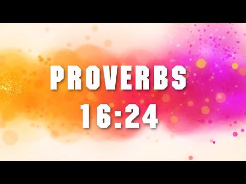 Proverbs 16:24 (4-8 years)