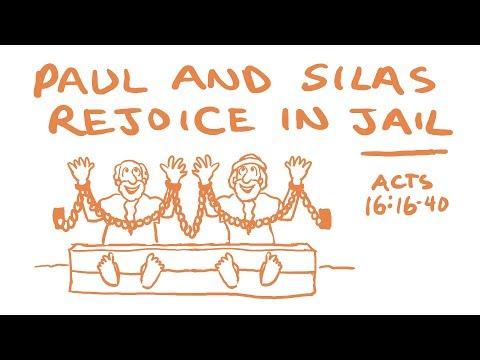 Paul and Silas Rejoice in Jail Bible Animation (Acts 16:16-40)