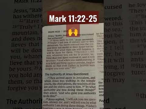 Mark 11:22-25 NIV ***Believe and you will receive! ???? #ReadTheWordWithVicky