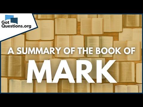 A Summary of the Book of Mark  |  GotQuestions.org