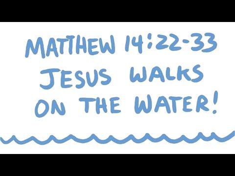 Jesus Walks on the Water Bible Animation (Matthew 14:22-33)
