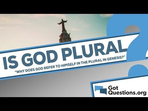Why does God refer to Himself in the plural in Genesis 1:26 and 3:22?