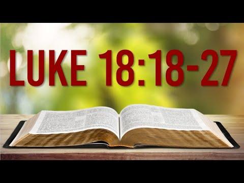 LUKE 18:18-29 - THE MAN JESUS COULD NOT SAVE