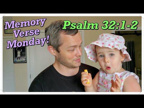 Psalm 32:1-2 | Memory Verse Monday with Gloria!