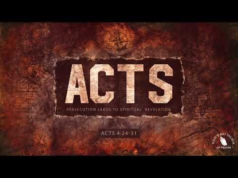 Persecution Can Manifest To Spiritual Revelation | Acts 4:24-31 | God's Battalion of Prayer Church