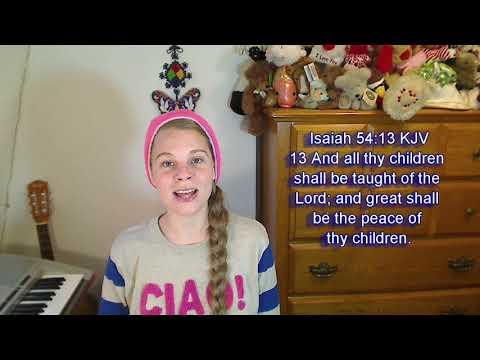 Isaiah 54:13 KJV - Peace - Scripture Songs