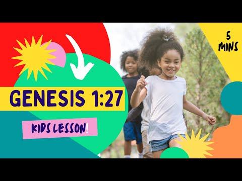 Kids Bible Devotional - Created in God's Image | Genesis 1:27