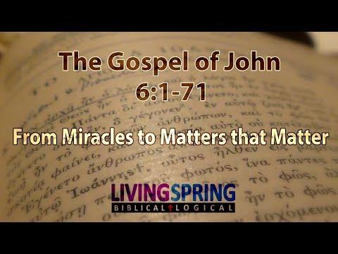 From Miracles to Matters that Matter (John 6:1-71)