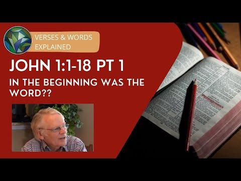 John 1:1-18 Explained (Pt 1) In the beginning was the word?? - Anthony Buzzard &amp; J. Dan Gill