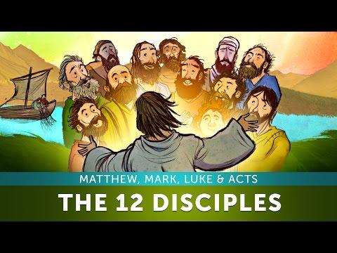 Jesus and The 12 Disciples - Matthew, Mark, Luke &amp; Acts - Bible Lesson and Story for Kids |HD|