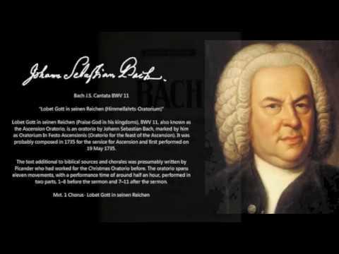 Improvisatie: Psalm 47 : 3 Met thema uit Hemelvaart Oratorium van J. S. Bach. Orgel, Lub Kramer