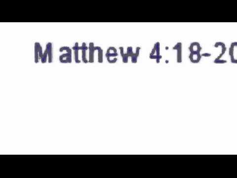 Matthew 4:18-20