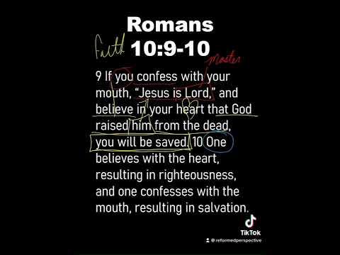 1 Minute Bible Study // Romans 10:9-10
