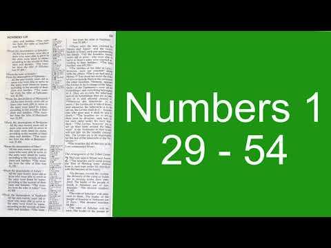 Holy Bible - Numbers 1 : 1 - 54