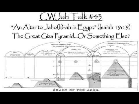 CWJah Talk #43: “An Altar to Jaho(h)-ah in Egypt” (Isaiah 19:19): The Great Giza Pyramid?