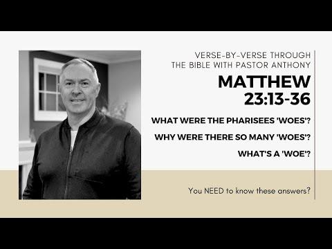 Matthew 23:13-36 "What were the Pharisees 'woes'?"