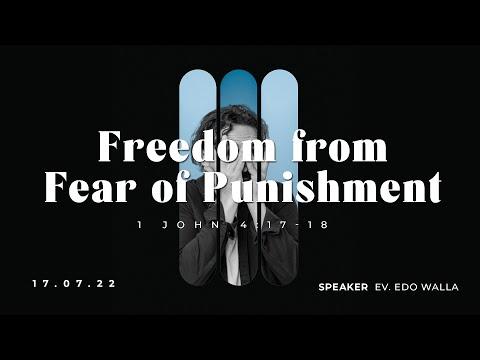 iREC Darmo (English Service) - Freedom From Fear of Punishment (1 John 4:17-18) - Ps. Edo Walla