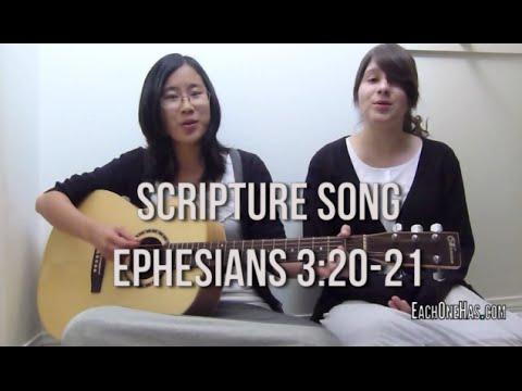 Scripture Song | Ephesians 3:20-21 | EachOneHas.com