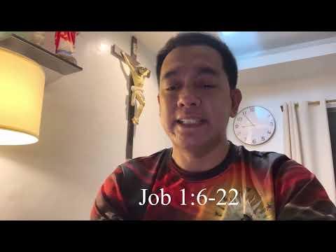Ang Pagninilay sa Unang Pagbasa, Lunes, September 26, 2022, Job 1:6-22