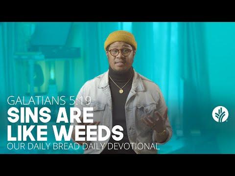 Sins Are Like Weeds | Galatians 5:19 | Our Daily Bread Video Devotional