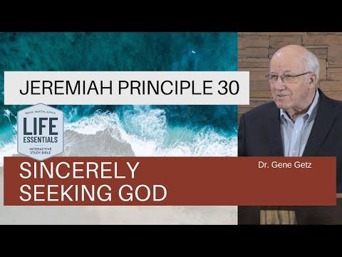 Jeremiah #30: Sincerely Seeking God