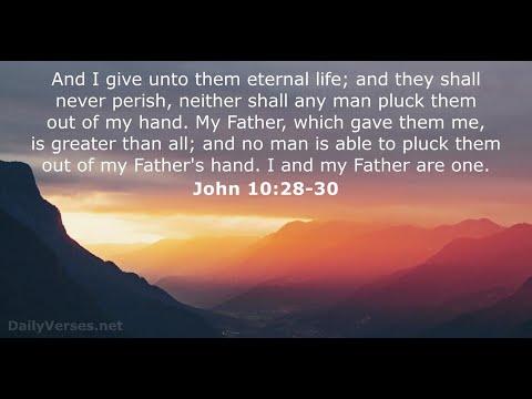 They shall never perish. John 10:28 (Bible Preaching Scotland)