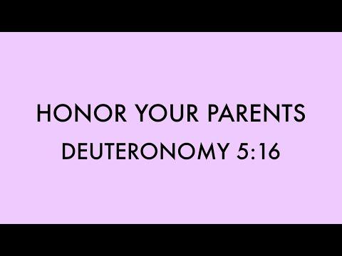 Deuteronomy 5:16