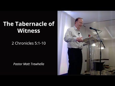 2 Chronicles 5:1-10 The Tabernacle of Witness