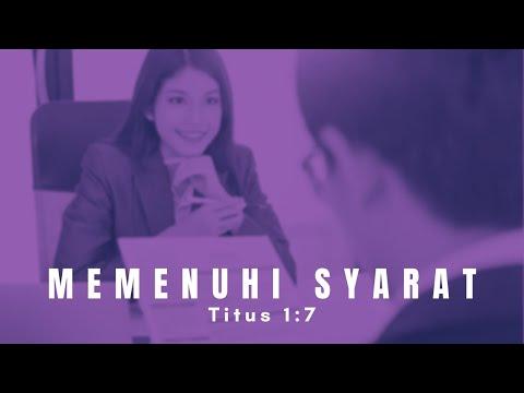Titus 1:7 | Memenuhi Syarat
