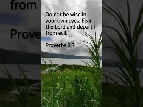 Proverbs 3:7 II Word of God