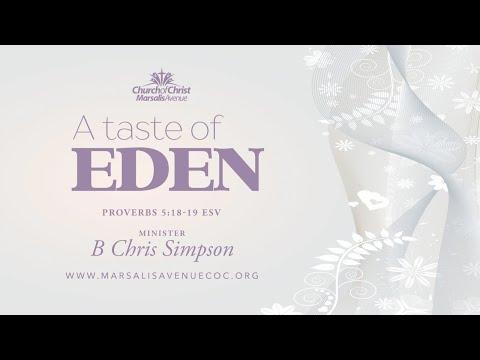 A Taste of Eden - Proverbs 5:18-19 ESV