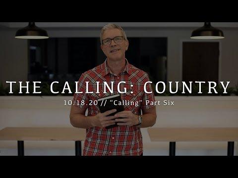 "The Calling: Country" // Isaiah 40:12-15 + 22-25