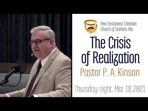 The Crisis of Realization — Jeremiah 8:18-22 — Pastor Phillip Kinson
