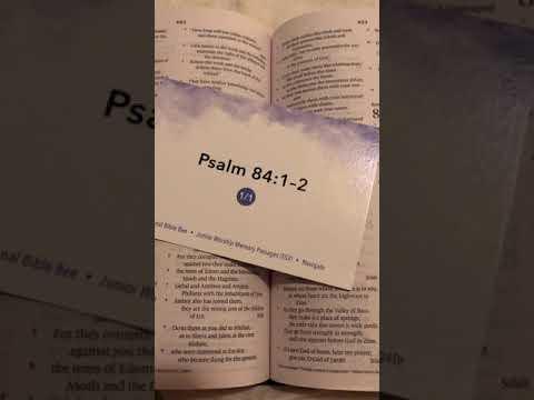 Bible bee verse Psalm 84:1-2