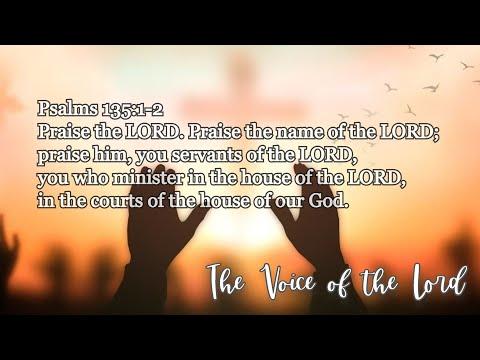Psalms 135:1-2 The Voice of the Lord  June 12, 2022 by Pastor Teck Uy