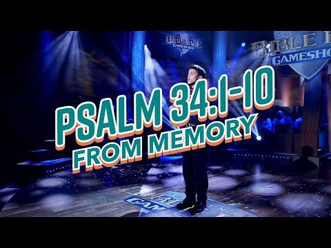 Psalm 34:1-10 FROM MEMORY!!