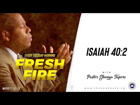 ISAIAH 40:2 - Prayer Scripture|| Pastor Gbenga Tapere