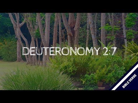 Bible Verse - Deuteronomy 2:7
