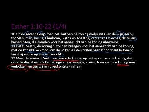 Woorden voor jou - Esther 1:10-22 - Als de drank is in de man...