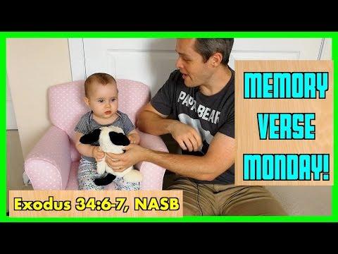 Exodus 34:6-7 | Memory Verse Monday with Gloria!