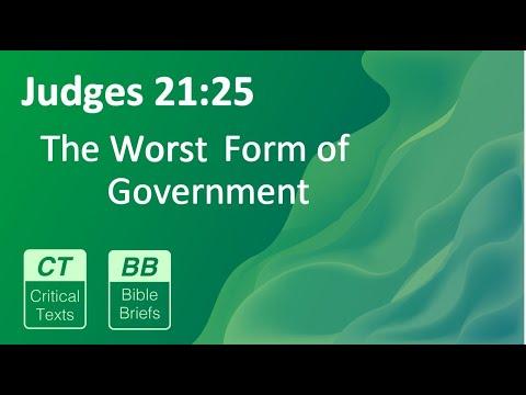 Bible Briefs #38 - Judges 21:25
