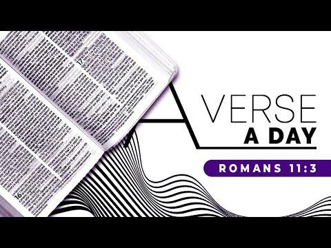A verse a Day- Romans 11:3
